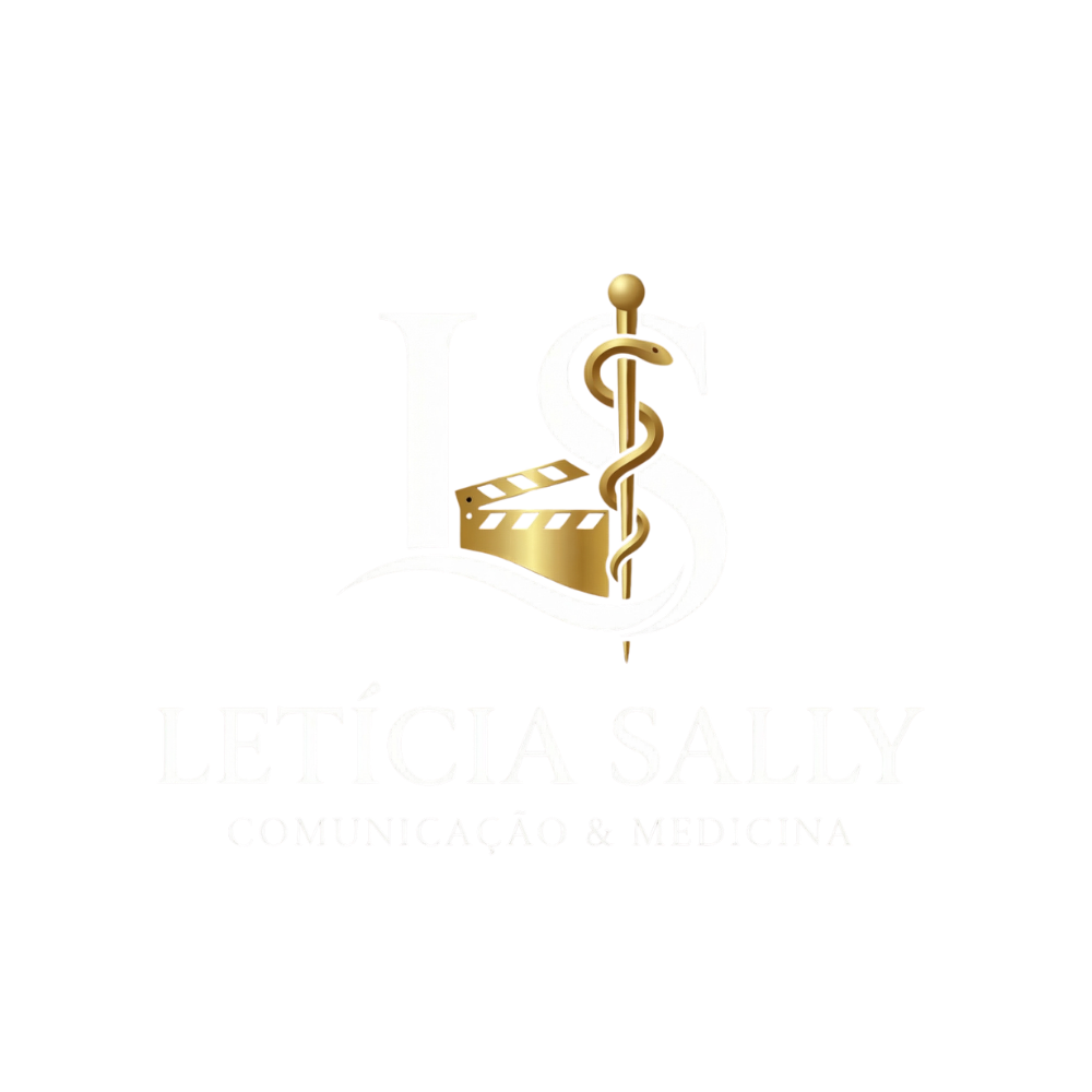 leticia-sally-dna-presenca-digital-marketing-medico.jpg Letícia Sally, mentora de presença digital para médicos, em ambiente elegante com elementos de branding e medicina.